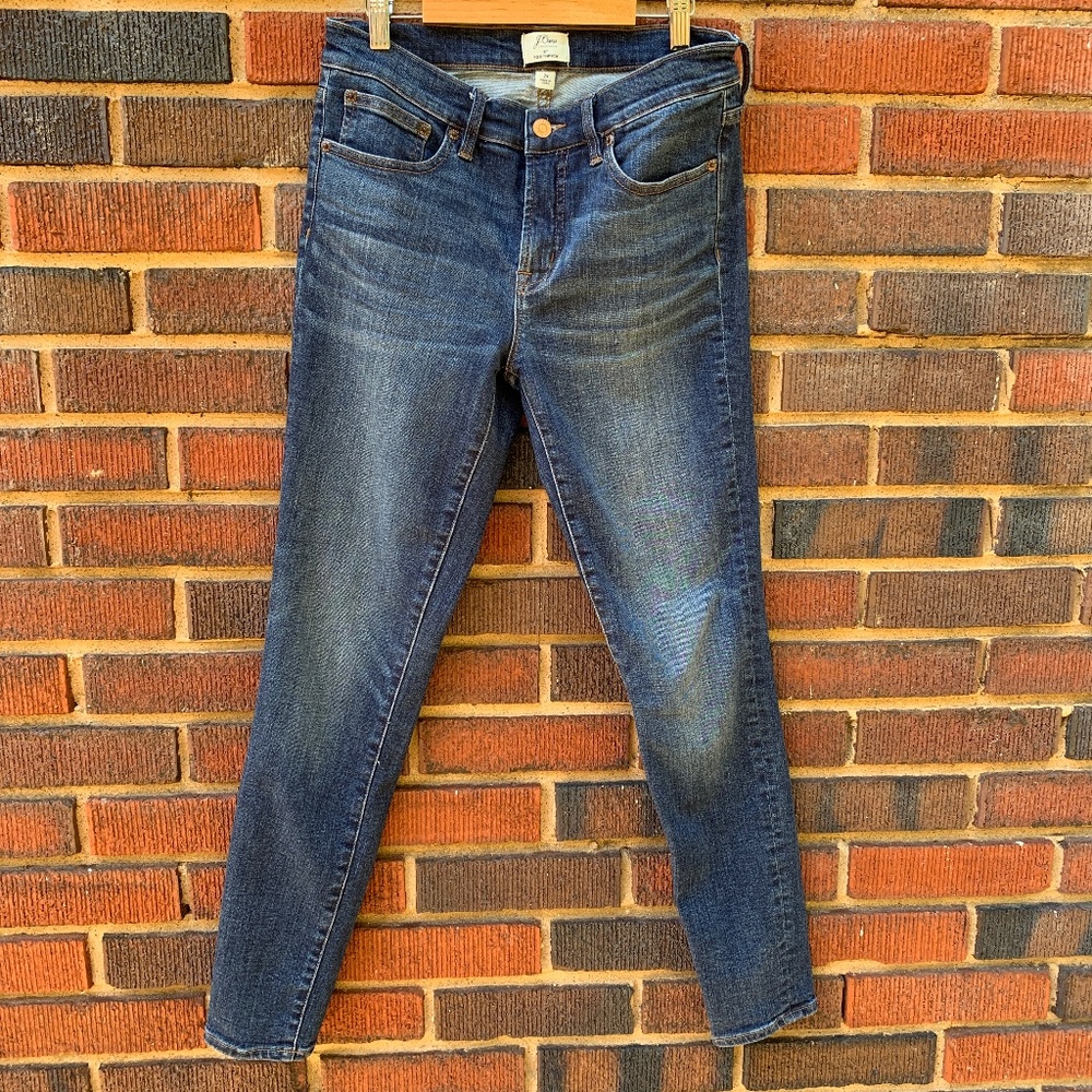 J.Crew 8" Toothpick Jeans sz28
